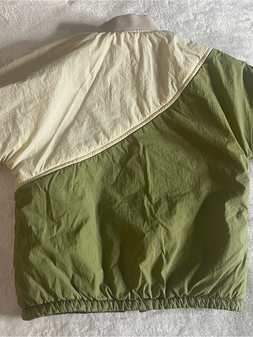 Zara Kids Olive‎ Contrasting Reversible Windbreaker Sz 18~24M